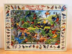 White Mountain Birds of the Backyard 1000 Piece Jigsaw Puzzle